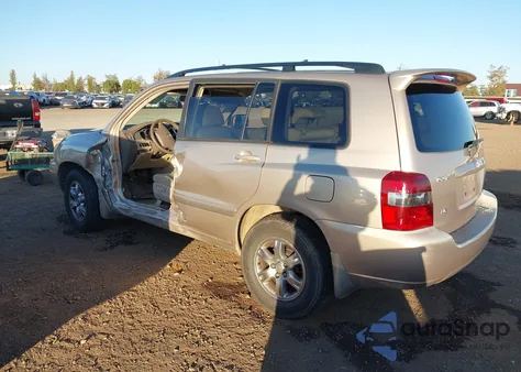 2005 Toyota Highlander V6 from USA, damaged, VIN JTEGP21AX50050694